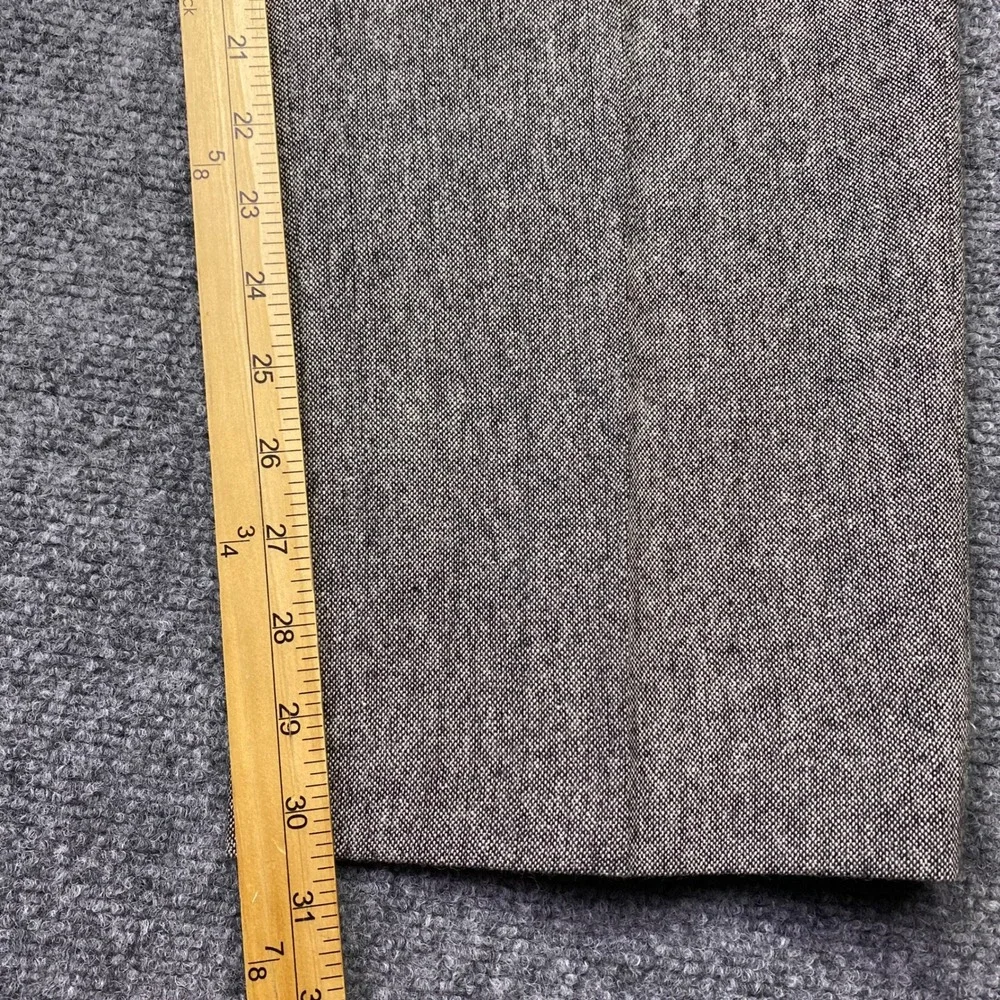 Banana Republic Mens Grey Wool Blend Tailored Slim Fit Dress Pants‎ Sz 36 Preppy